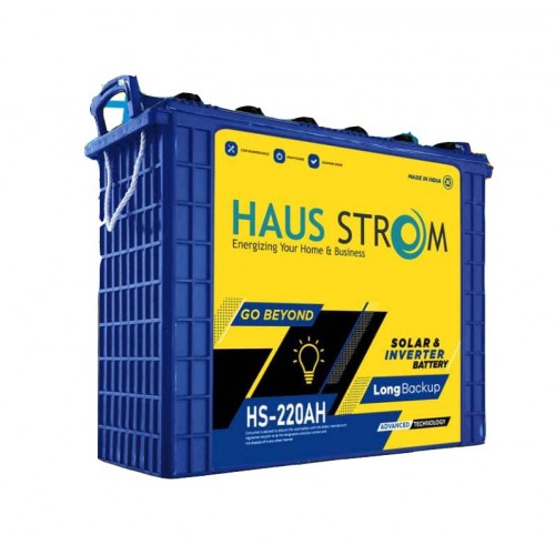 Haus Strom 12v 220AH Tall Tubular Battery